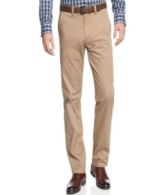 Men's Beige Color Cotton Pant