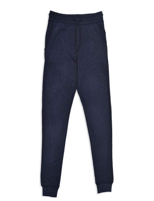 Dark Blue Fleece Fabric Trouser for Men