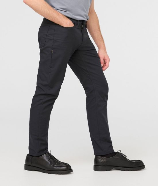 Men's Stretch-Slim Pant Black Set 1