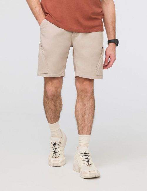 Men's Cotton Short Sandstone Color