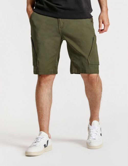 Men's Cotton Short Dark Green Color