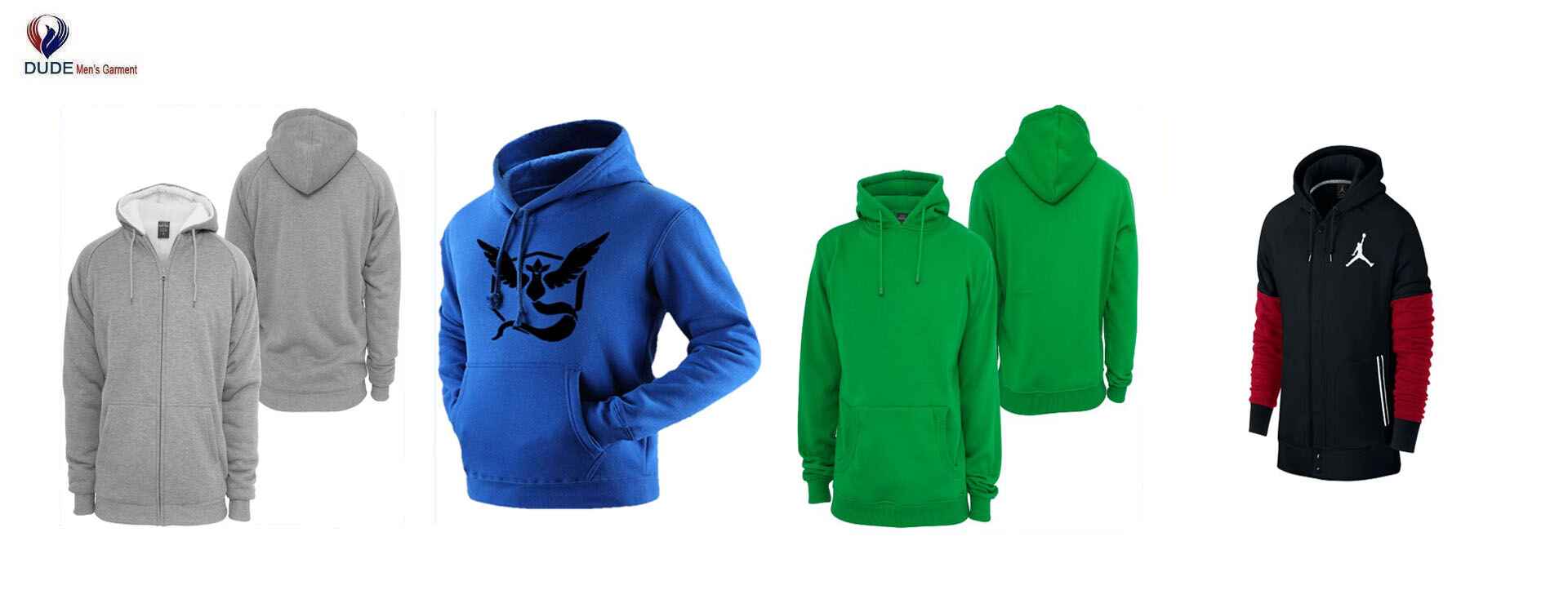 Men's Hoodie dude garment banner