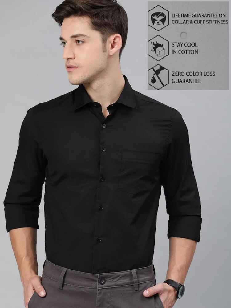 Men's Shirt Black Color